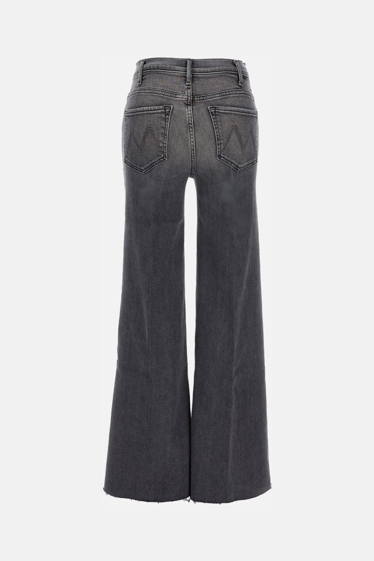 Mother Hustler Roller Sneak Fray Jeans