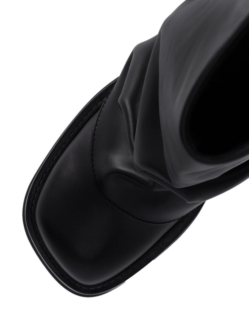 The Attico "Robin" Combat Boots – Black