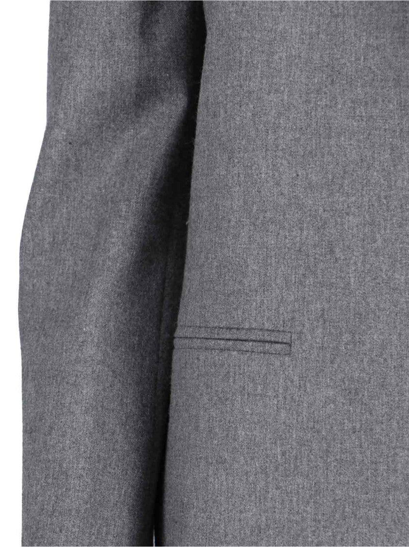 The Andamane Single-Breasted Blazer In Grey Mélange