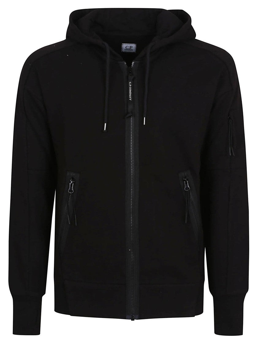 C.P. Company Diagonal Weave Brushed Cotton Fleece Sweatshirt