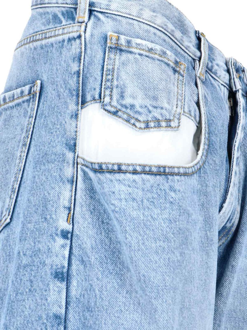 Maison Margiela Four Stitches Straight Jeans – Light Blue