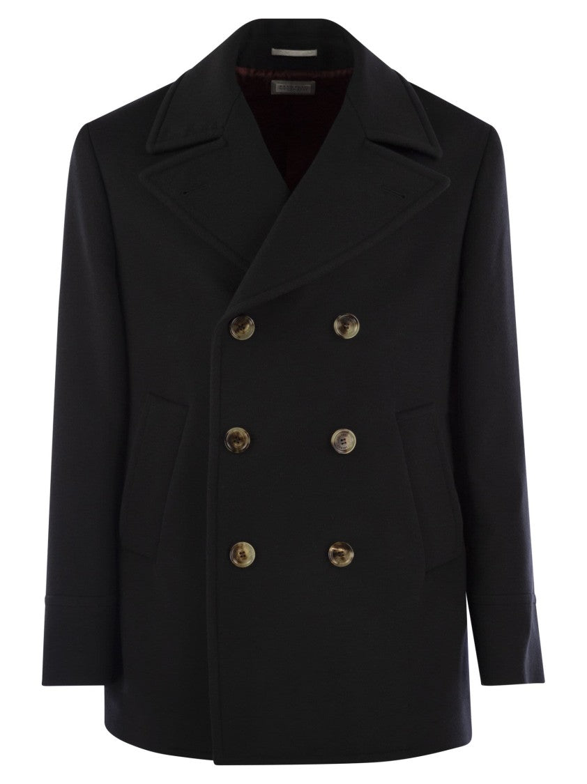 Brunello Cucinelli Double Wool Beaver Caban