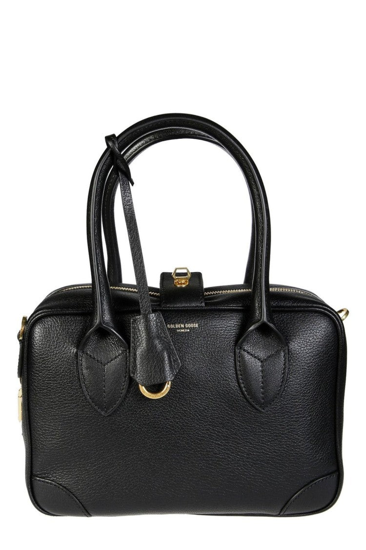 Golden Goose Minimalist Beige Handbag With Structured Design