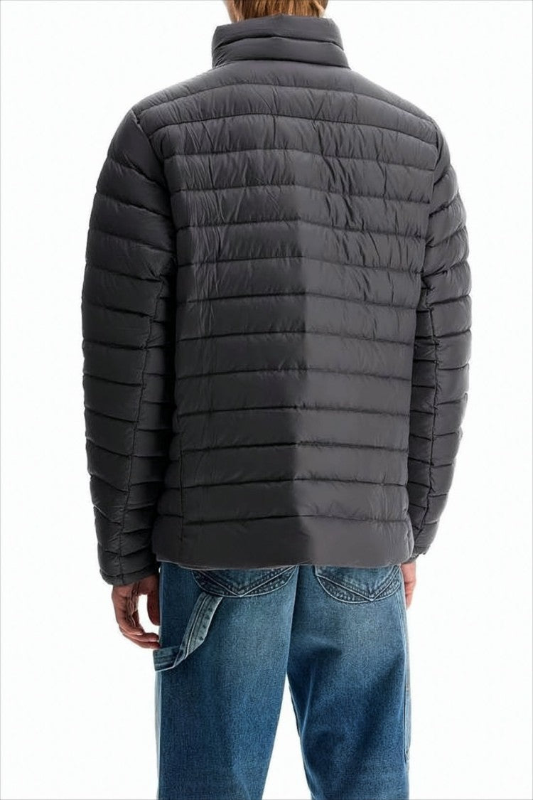 Patagonia Quilted Padded Jacket With High Collar And Logo Patch