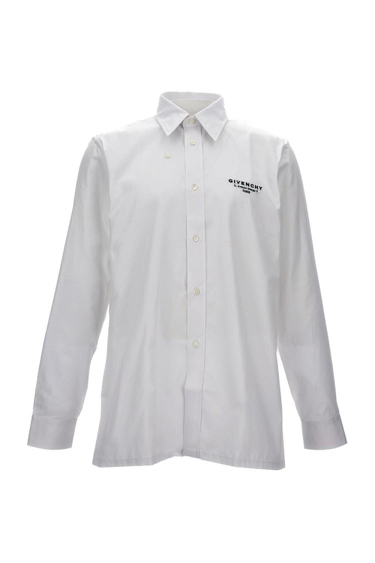 Givenchy Cotton Classic Shirt With Stiff Collar