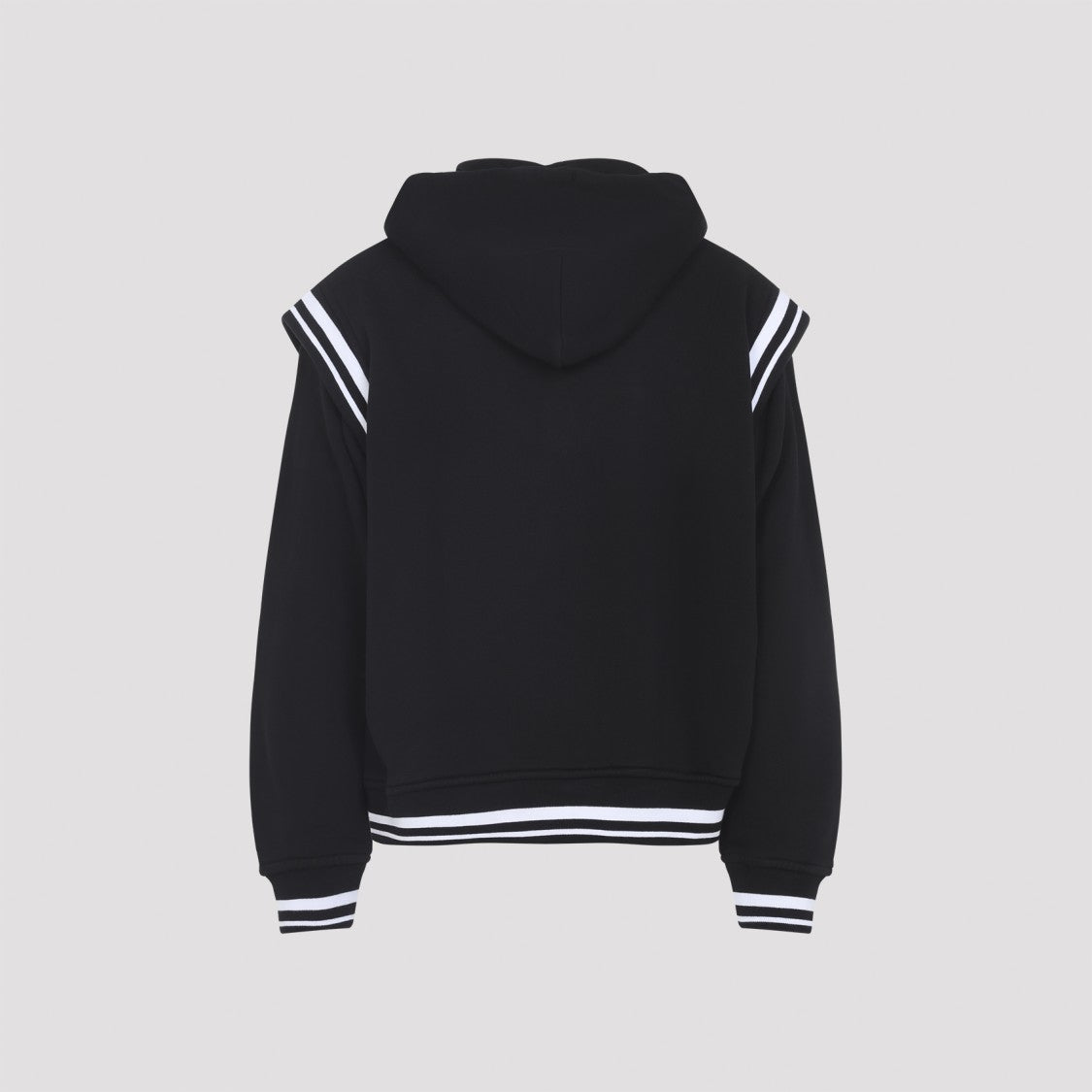 Off-White Gothic Fleece Varsity Black Cotton Jacket