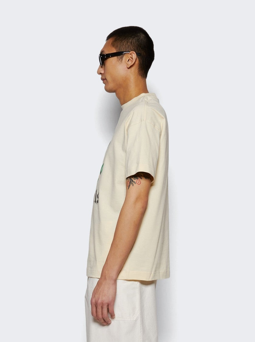 Palm Angels Ivy Pin Up Tee Ivory