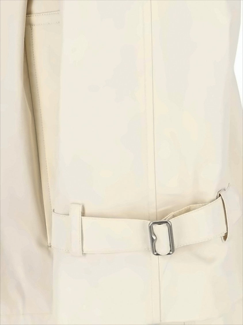 Burberry Double-Breasted Jacket With Belted Waist