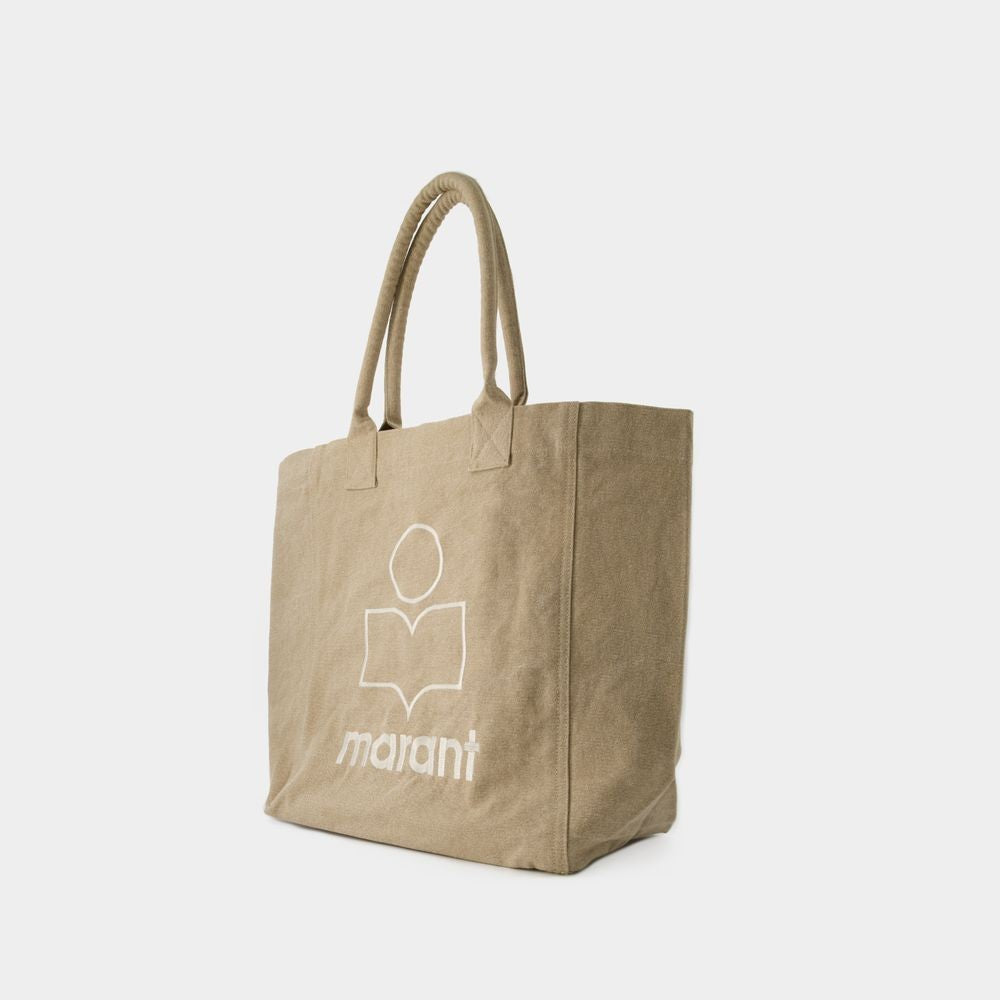 Isabel Marant Yenky Gz Tote Bag - Cotton - Beige