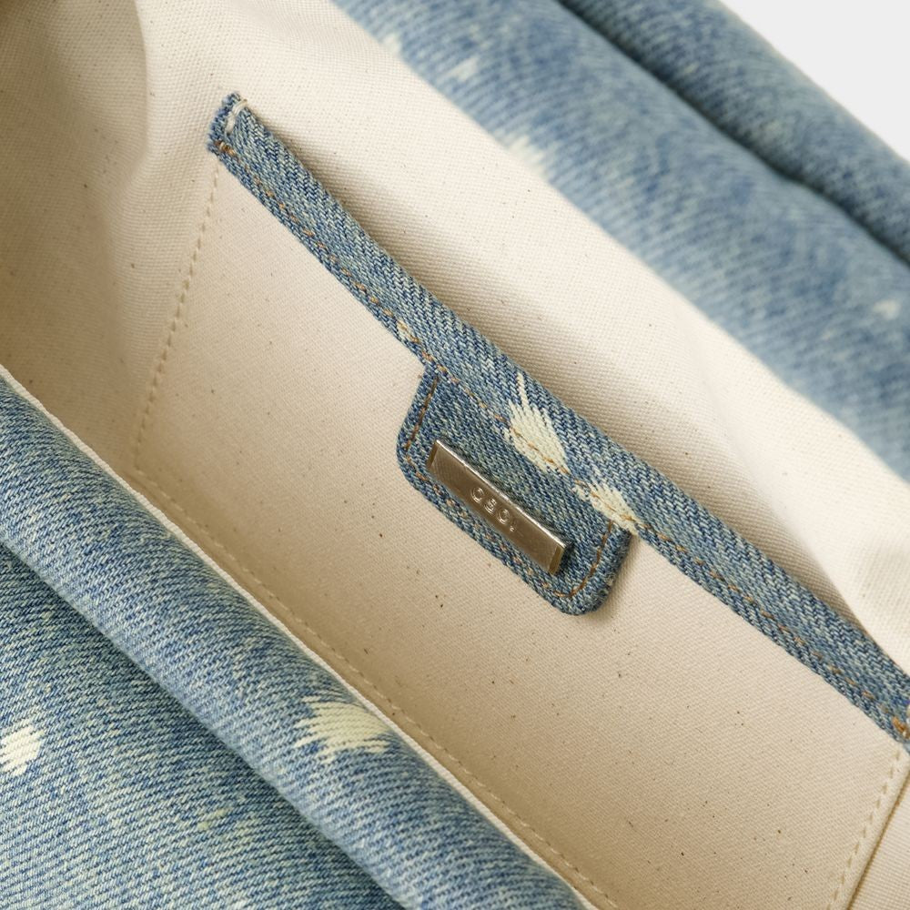 Osoi Folder Brot Shoulder Bag - Cotton - Blue
