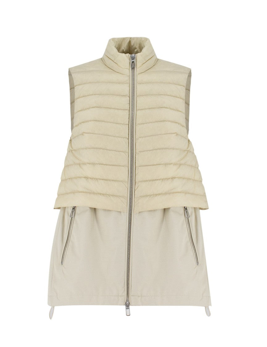 Duno Quilted Waistcoat With Adjustable Stand-Up Collar