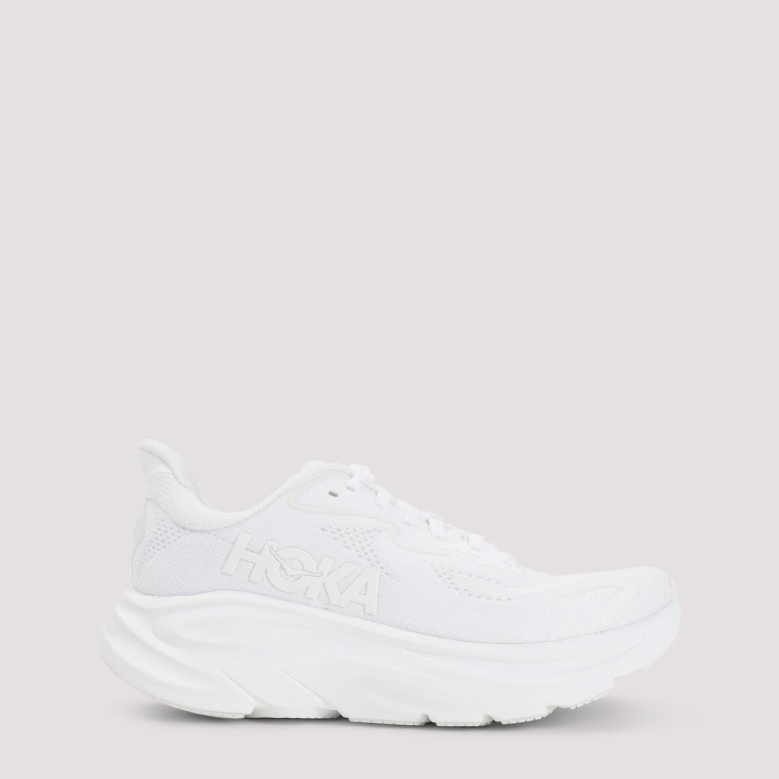 Hoka White Clifton 10 Sneakers
