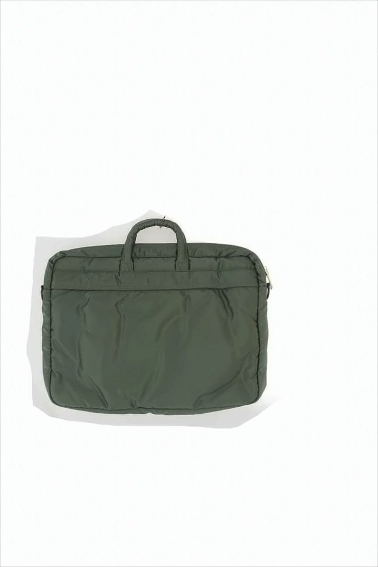 Porter Rectangular Nylon Tote Bag With Zippered Pockets