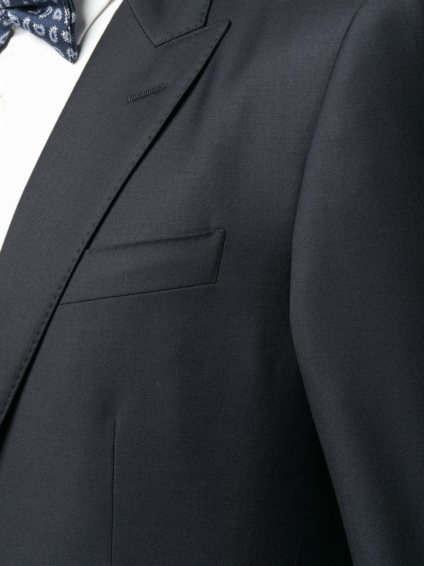 Dolce & Gabbana Single-Button Blue Suit With Tailored Fit