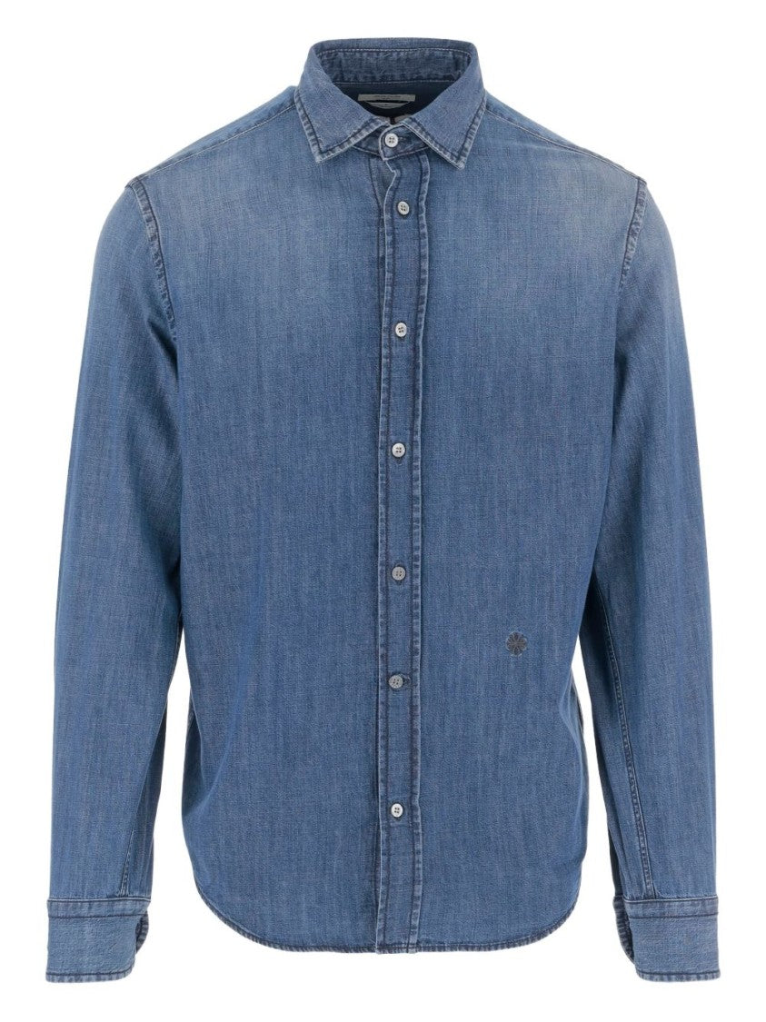 Jacob Cohen Tailored Fit Men's Shirt With Button-Down Front