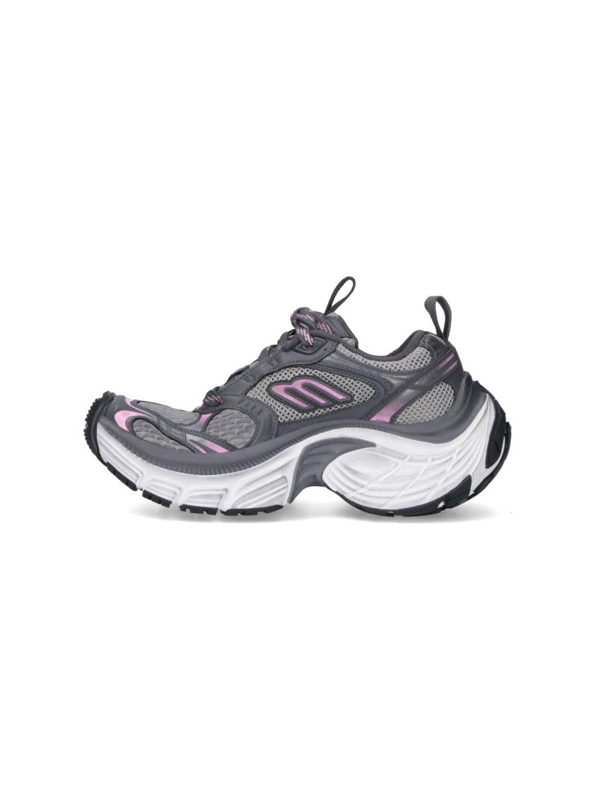 Balenciaga "6Xl" Sneakers – Grey/Pink