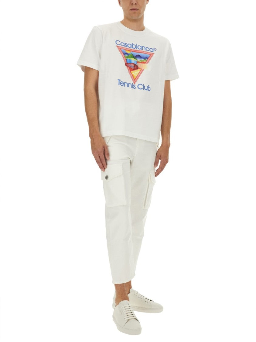 Casablanca Relaxed-Fit Graphic Print T-Shirt