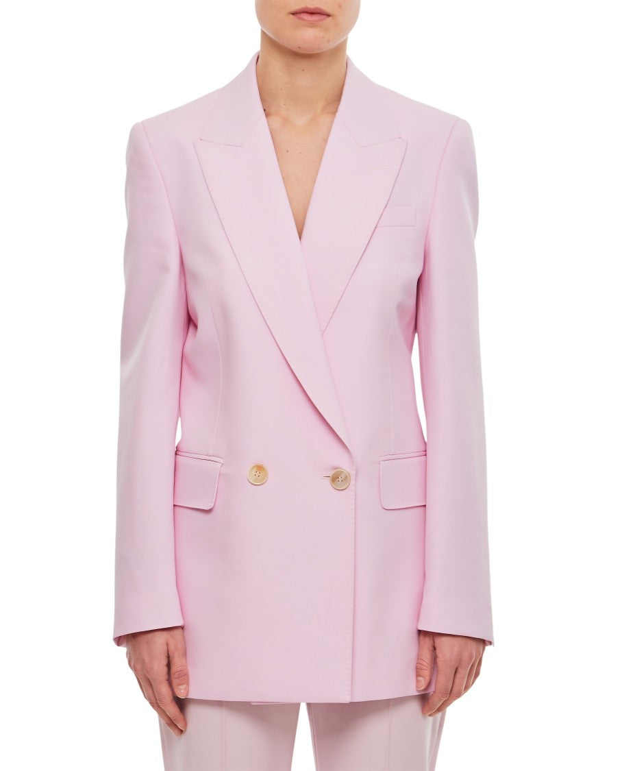Alexander Mcqueen Wool Double Breasted Jacket