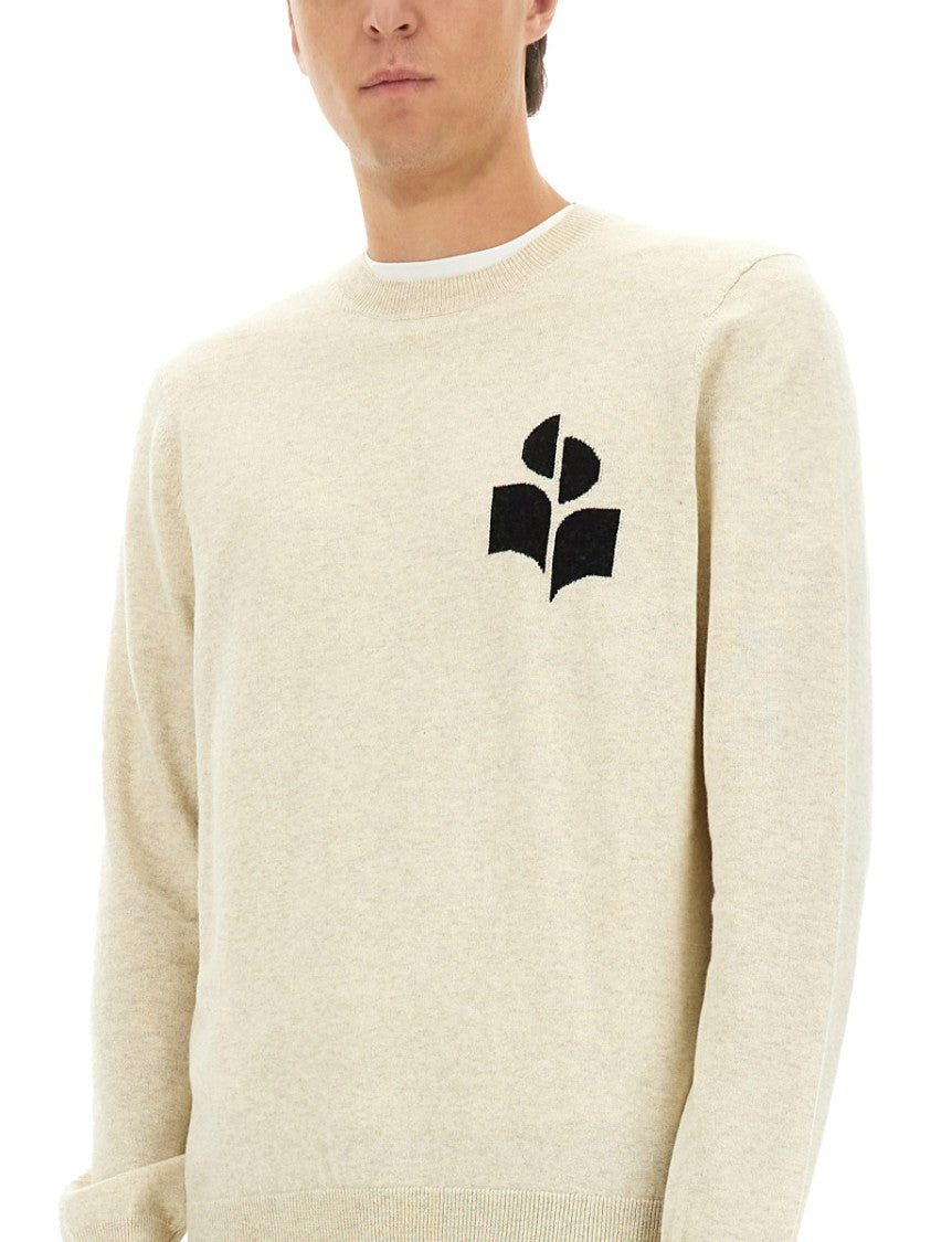 Isabel Marant Long-Sleeved Jersey With Abstract Logo
