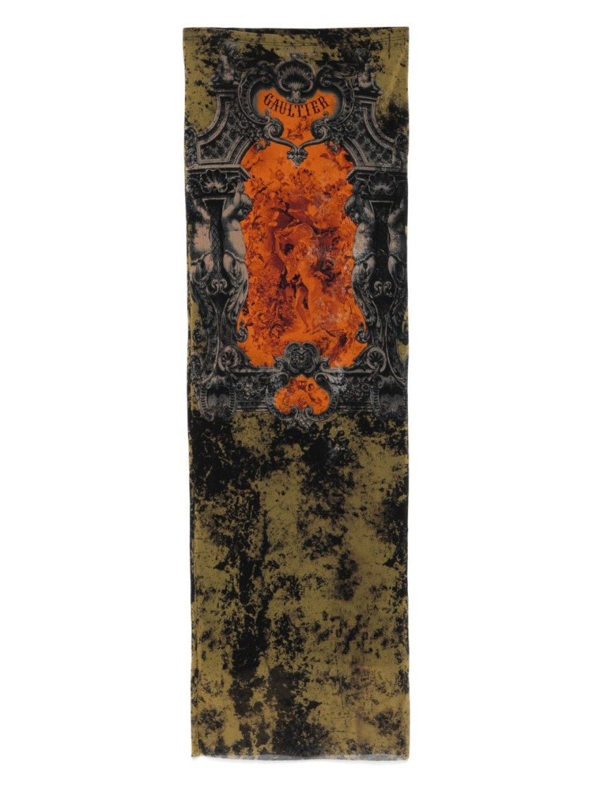 Jean Paul Gaultier Multicolor Long Mesh Skirt