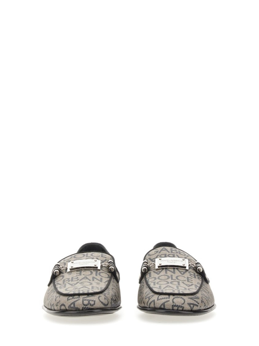 Dolce & Gabbana Jacquard Slipper