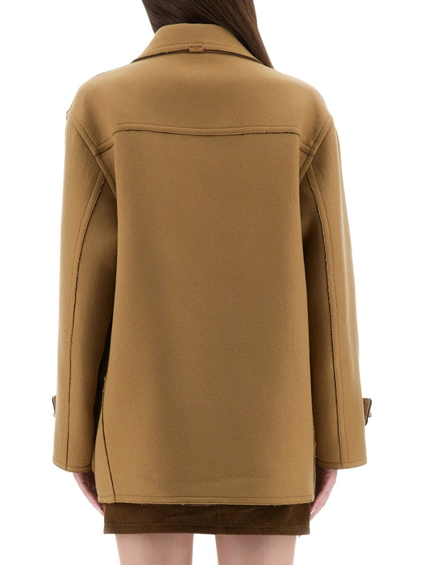 Moschino Classic Duffle Jacket With Toggle Closures