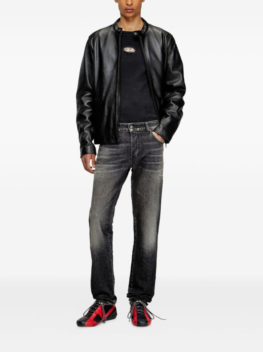 Diesel Relaxed Fit Distressed Jeans