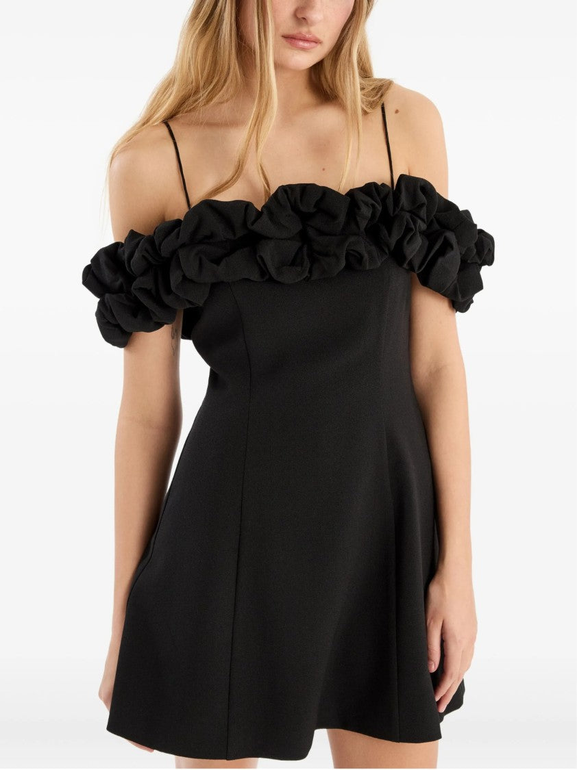 Rotate A-Line Mini Dress With Off-Shoulder Ruffled Detail