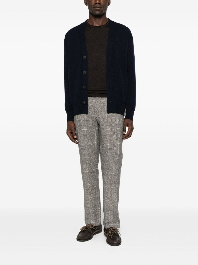 Gran Sasso V-Neck Cardigan Sweater With Button Closure