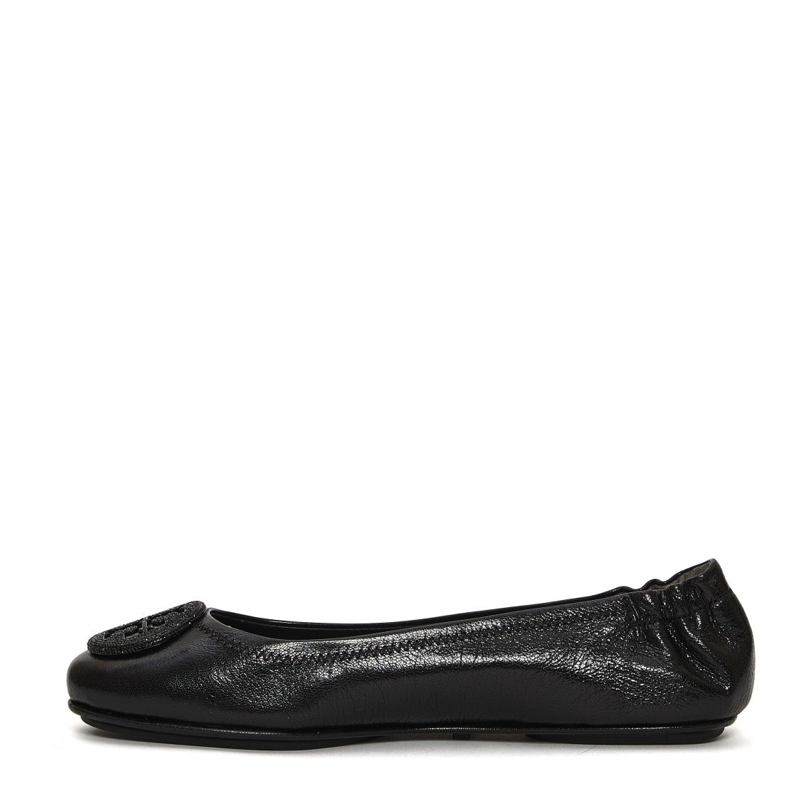 Tory Burch Minnie Travel Black Ballerina