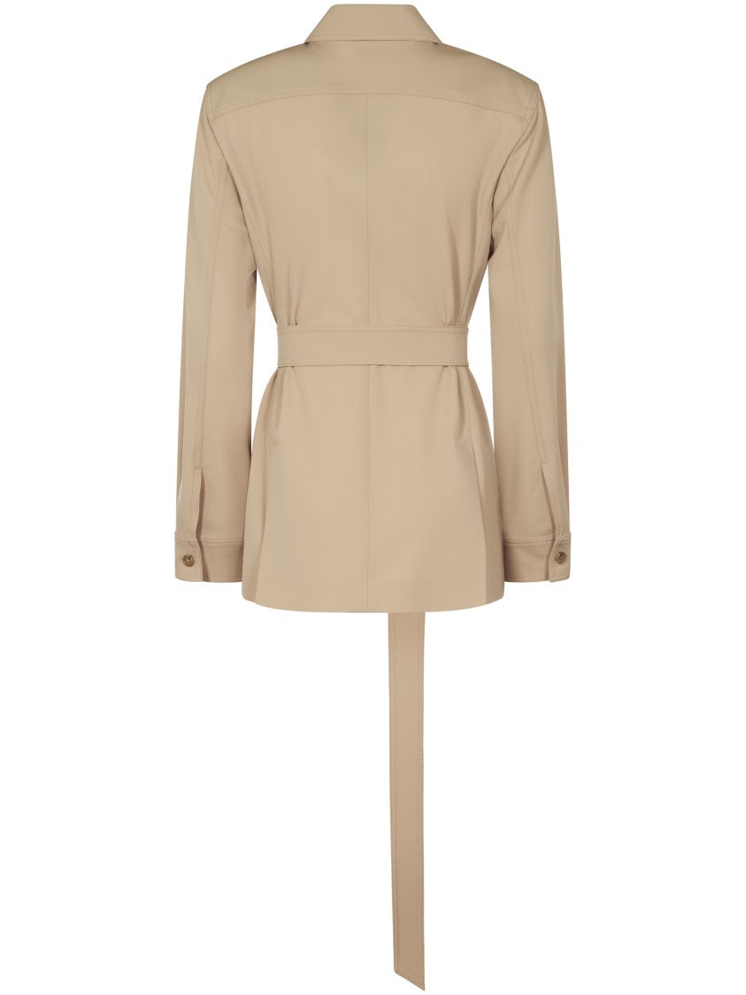 Max Mara Tailored Waist Jacket With Classic Collar