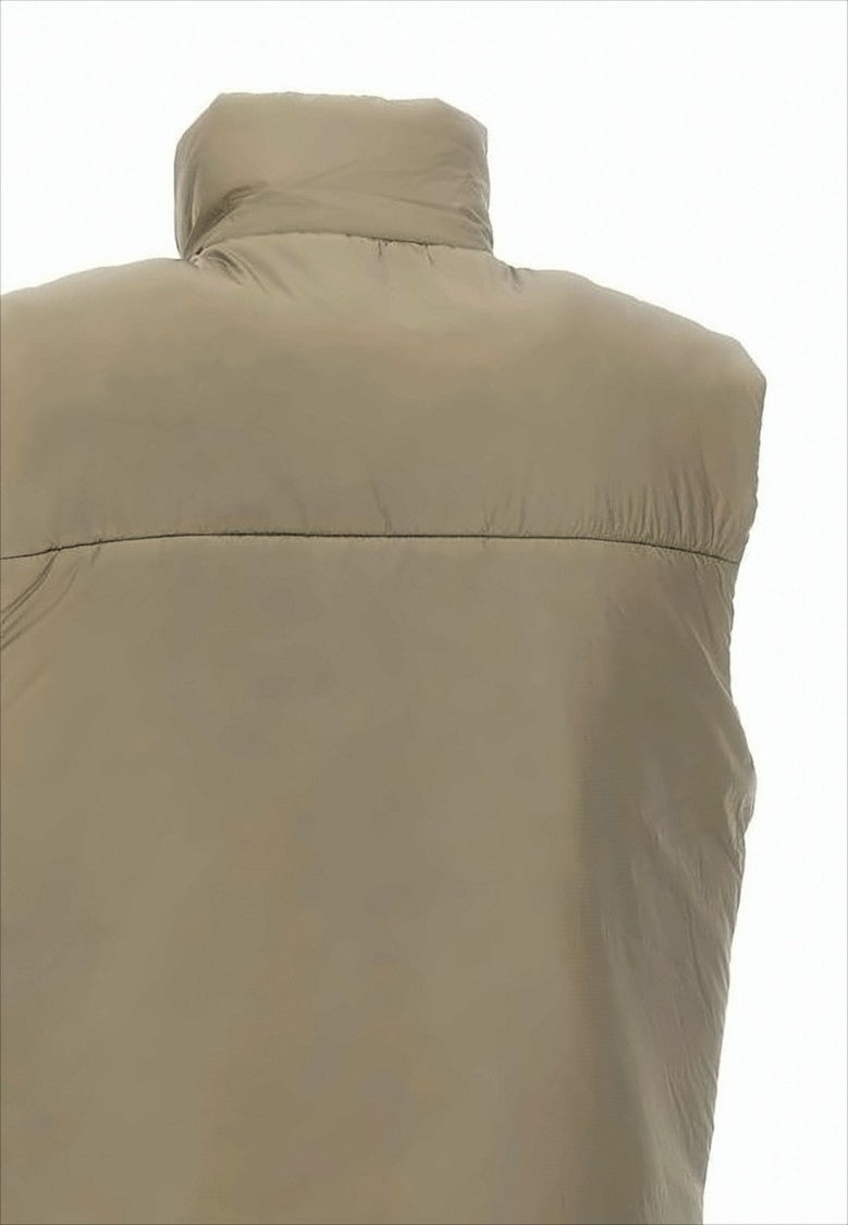 Roa High-Collar Sleeveless Vest With Minimalist Logo