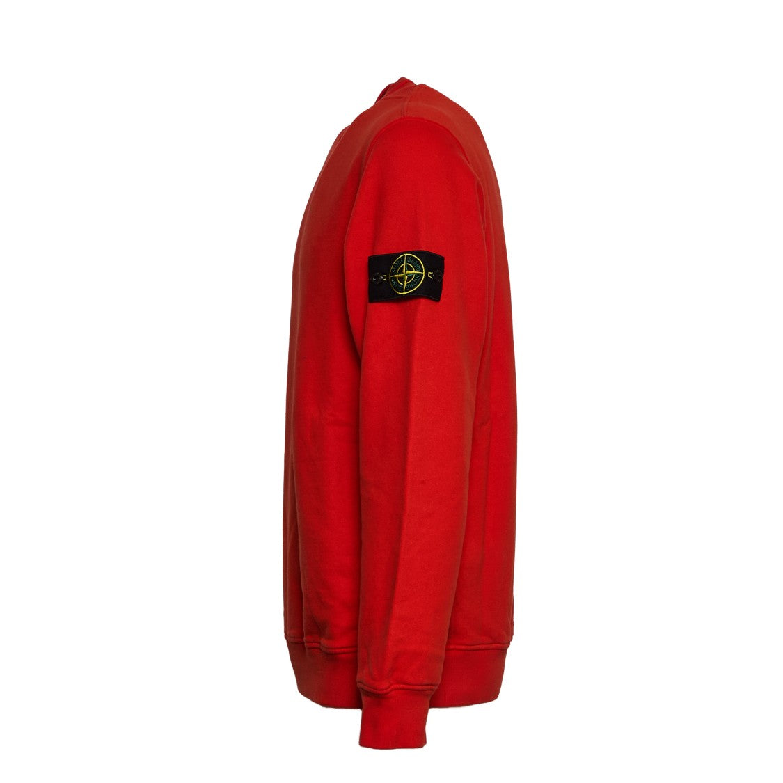 Stone Island Brushed Organic Cotton Fleece Crewneck Sweatshirt