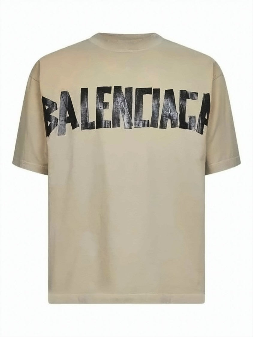 Balenciaga Boxy-Cut Graphic T-Shirt With Fragmented Typography