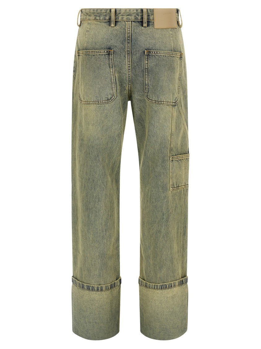 Entire Studios Cuff Surface Wave' Jeans