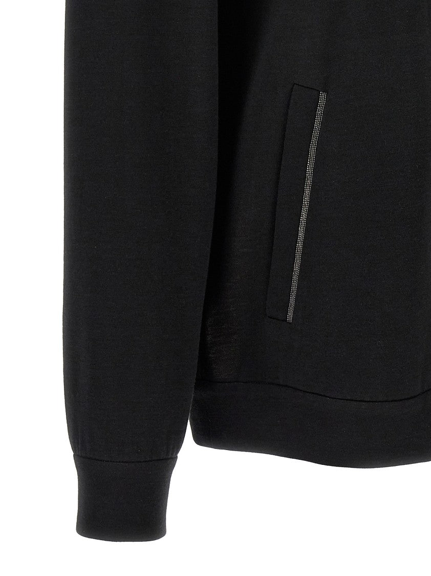 Brunello Cucinelli Precious Zipper Pull' Hoodie.