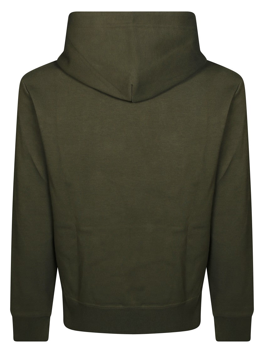 Polo Ralph Lauren Green Hoodie With Front Kangaroo Pocket