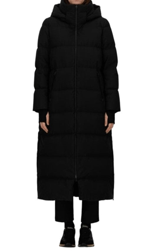 Herno Long Padded Down Coat With Quilted Design