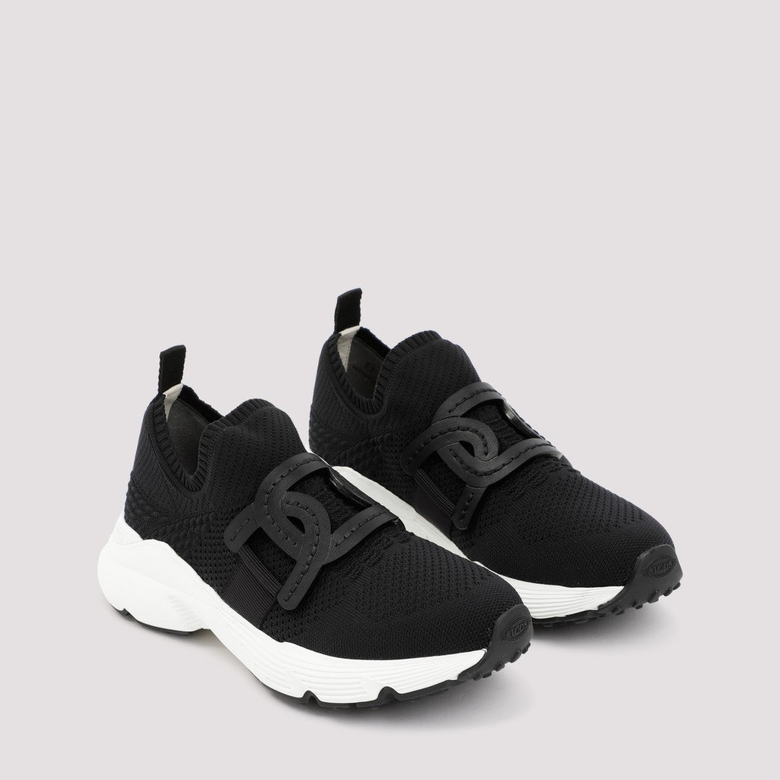 Tod's Tech Fabric Sneakers With Sock-Like Design