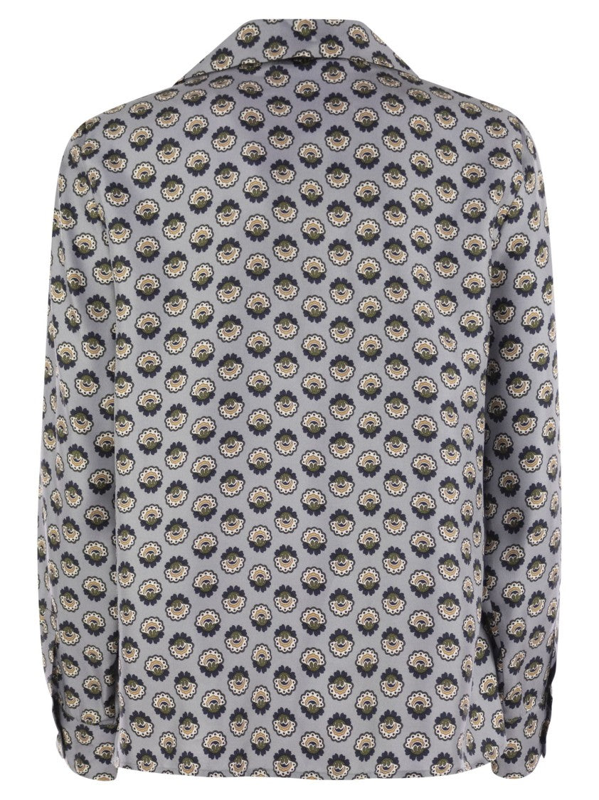 Max Mara Oncia - Silk Twill Shirt