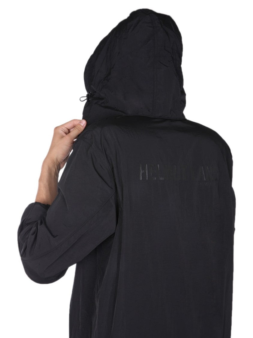 Helmut Lang Black Lightweight Nylon Windbreaker
