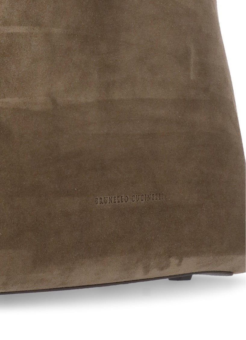 Brunello Cucinelli Precious Bands Shoulder Bag