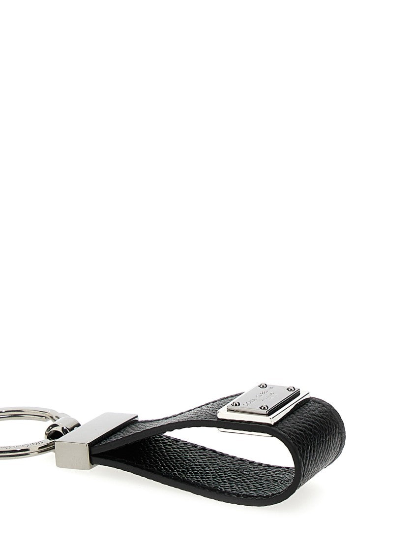 Dolce & Gabbana Logo Plaque Keyring