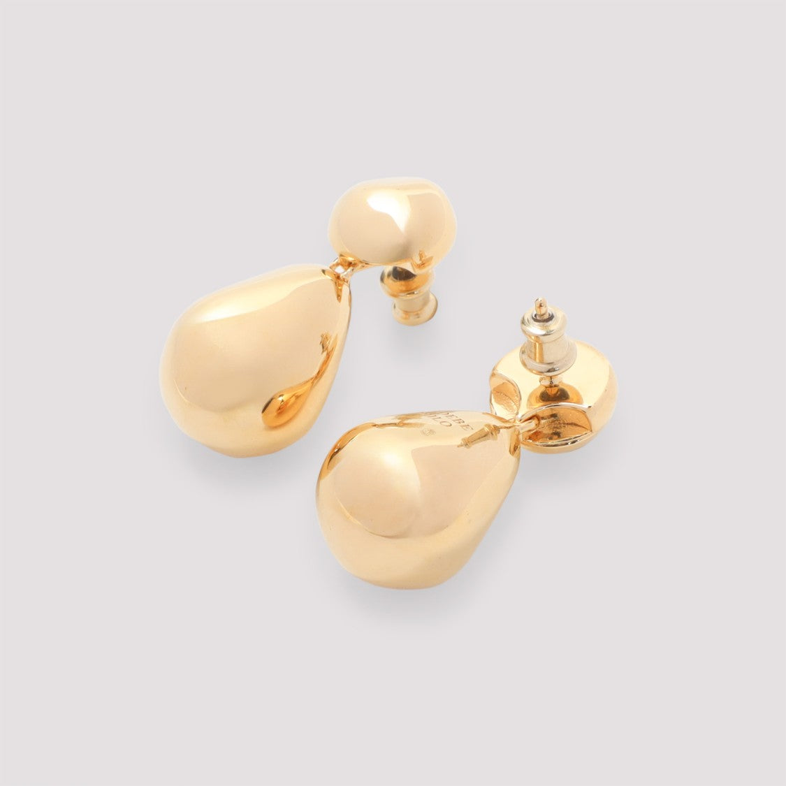 Phoebe Philo Teardrop Pendant Earrings In Polished Sterling Silver
