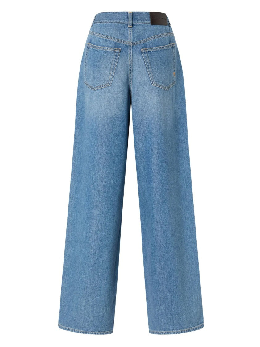 Pinko Relaxed Fit Wide Leg Jeans