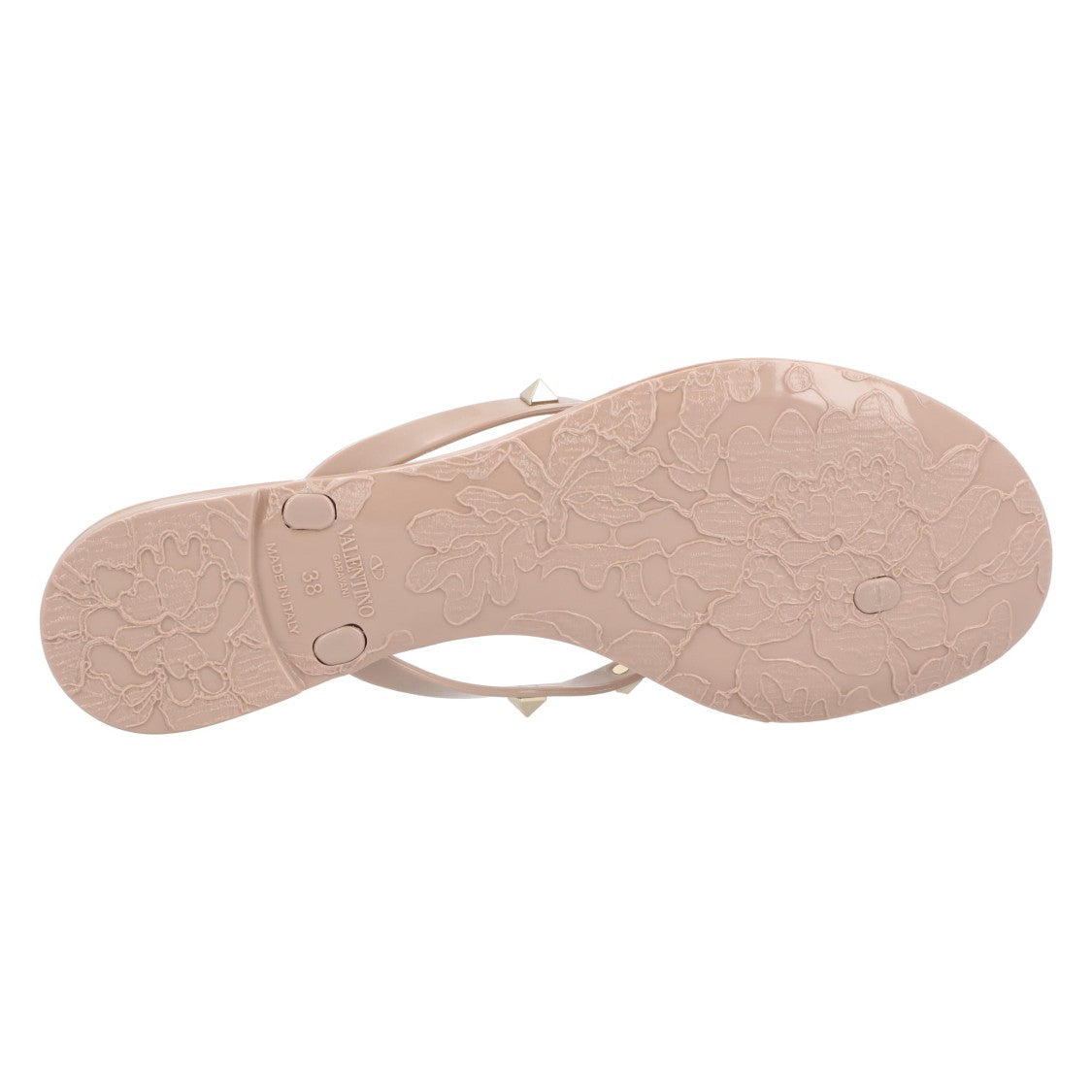 Valentino Rockstud Bow Flip Flops