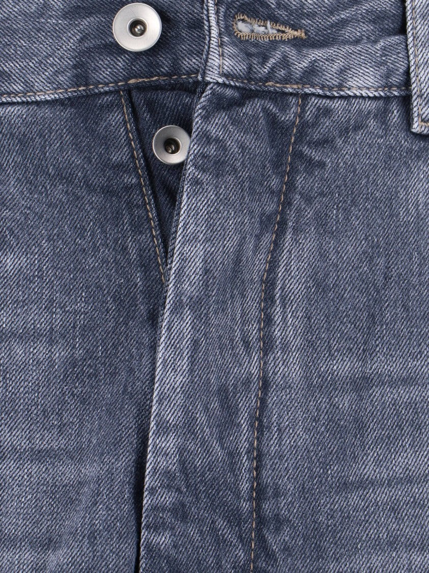 Drkshdw By Rick Owens Cargo Jeans – Blue