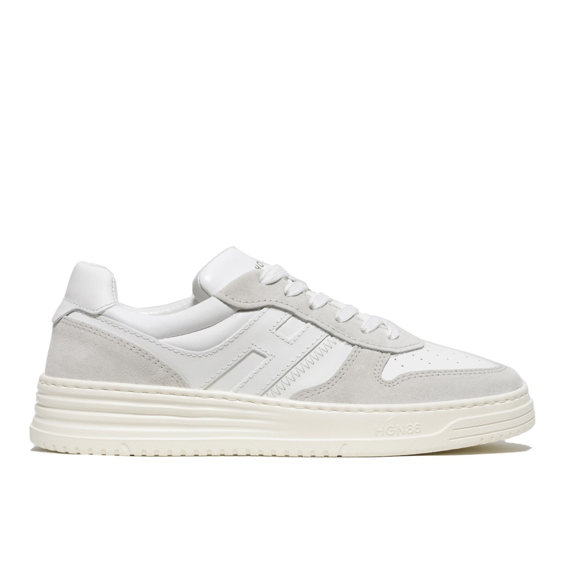Hogan Pearl Grey Suede H630 Sneakers
