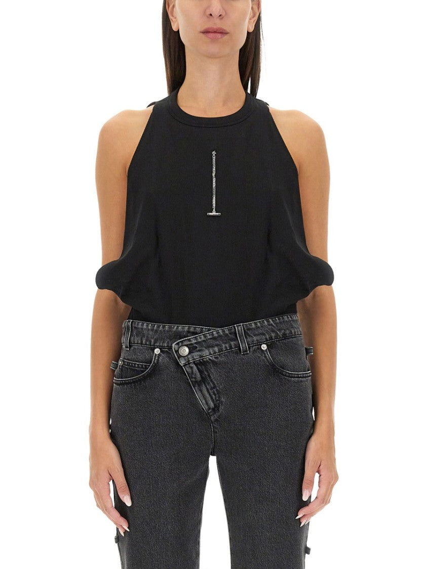 Alexander Mcqueen Ribbed Tank Top