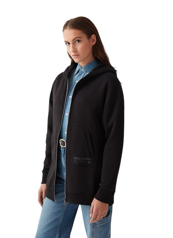 Colmar Originals Oversized Hooded Sweatshirt With Zip Closure
